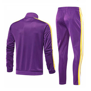 ชุดวิ่งตามสั่งชุดเสื้อกีฬาฟุตบอลระบายอากาศได้ดี100% โพลีเอสเตอร์ไนล่อนกันลมชุดวอร์มสำหรับผู้ชายบริการ OEM - Product Image 2