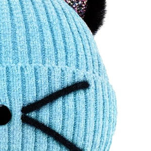 Bonnets d'hiver personnalisés, bonnets en tricot chauds, impression numérique unie, logo personnalisé, unisexe, adulte, haute qualité, service OEM, décontracté - Product Image 2