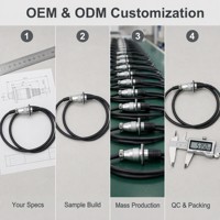 Konektor Soket Daya Penerbangan WS16 untuk Pemasangan Solder 2-10 Pin Kabel Harness Kustom untuk Aplikasi Daya