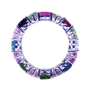 Anillo de Plata de Ley 925 con Forma de Corazón Clásico con Engaste de Puntas y Circonita Chapada en Oro para Bodas y Fiestas - Product Image 4