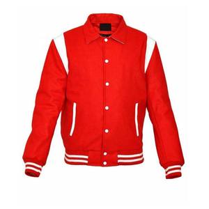 Blousons universitaires en toile brodés OEM/ODM de haute qualité 2025 pour hommes – Veste de baseball - Product Image 1