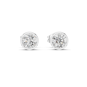 Pendientes de Diamantes de Laboratorio de 1 Quilate para Mujer, Claridad VVS-VS, Oro de 18 Quilates, 14 Quilates, 10 Quilates y Plata 925, Oro Rosa, Amarillo, Blanco - Product Image 1