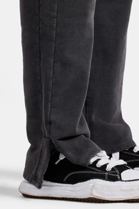 Chándal de lavado ácido Premium básico personalizado para hombre de algodón pesado de gran tamaño personalizado servicio OEM oferta al por mayor tendencia 2024 calidad - Product Image 5