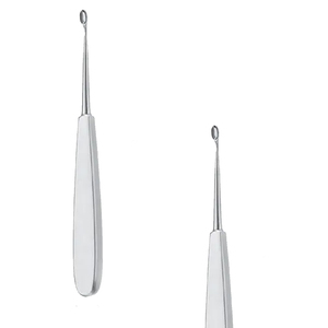 Curette osseuse Williger droite manuelle 170 mm de long, largeur 3,5 mm, acier inoxydable chirurgical certifié CE, fabricant d'instruments - Product Image 1