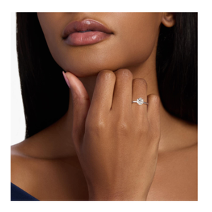 Kokan แหวนหมั้นเพชรแบบหกแฉกลายดาวเคราะห์ประดับเพชรสไตล์วินเทจของผู้หญิงที่สง่างามได้รับแรงบันดาลใจในการปรับสีและขนาด - Product Image 2