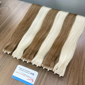 Vente en gros de ruban pour cheveux vietnamiens bruts à double tirage 100% extensions de cheveux ruban pour cheveux de toutes les couleurs - Product Image 1