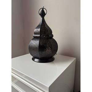 Linterna marroquí de estilo árabe, linterna colgante oriental de artesanía india, decoración elegante para temporada festiva - Product Image 6