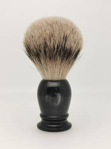 Brocha de afeitar de cuerno de búfalo de moda profesional Premium personalizable hecha a mano, artesanía Natural, gran oferta, conjunto de regalo - Product Image 3