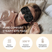 Graphene Steam Dark Circles Masque pour les yeux en coton auto-chauffant Apaise le syndrome des yeux secs et les maux de tête Anti-rides