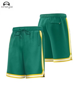 Short décontracté pour homme en coton tissé de haute qualité, respirant, coupe-vent, écologique, à motif uni, avec cordon de serrage, idéal pour la course et la gym - Product Image 4