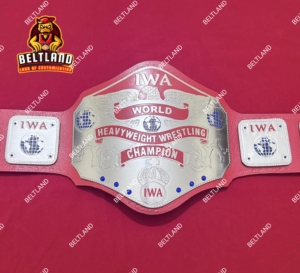 Ceinture de championnat de poids lourd IWA Mid-South, taille adulte, en zinc 2 mm 4 mm - Product Image 1
