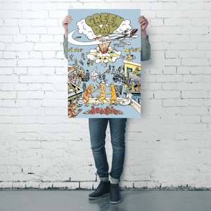 Modern Style Green Day Dookie <b>Poster</b> Paper Design for Wall Use - Product Image 4