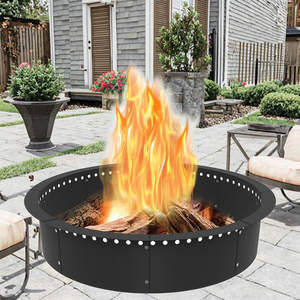 Brasero extérieur en métal avec acier durable pour des feux chauds et stables lors des soirées dans le jardin ou sur la terrasse - Product Image 3