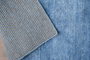 Designer Handwoven Modern Bohemian Wool Rug Statement Piece for Home Flooring with Plush Pile Height Geometric Pattern <b>Washable</b> - Product Image 3