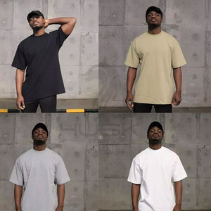 เสื้อยืดขนาดใหญ่พิเศษของผู้ชาย,เสื้อยืดทรงหลวมพิเศษผ้าคอตตอน100พิมพ์ลายเรียบ - Product Image 4