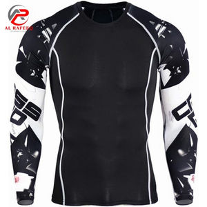 Camiseta de Gimnasio de Manga Larga de Secado Rápido y Súper Elástica, Conjunto Deportivo Masculino con Logotipo Personalizado - Product Image 2