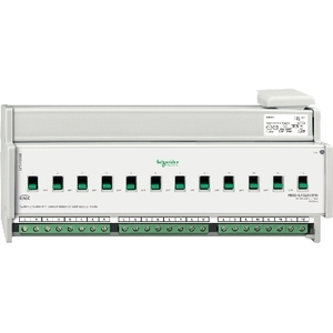 Attuatore interruttore grigio chiaro SCHNEIDER ELECTRIC MTN648495 REG-K/12x230/16 con modalità manuale e relè di rilevamento corrente - Product Image 1