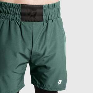 กางเกงขาสั้นและกางเกงรัดรูปสีเขียวเรย์ - Product Image 6