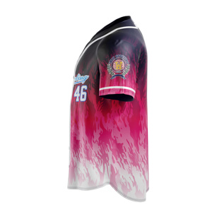 Groothandel Sublimatie Print Polyester Snel Droog Honkbal Jersey Voor Kinderen Blanco Honkbal Shirts - Product Image 4