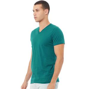 Camiseta Unisex de Manga Corta con Cuello en V, Lisa - Product Image 2