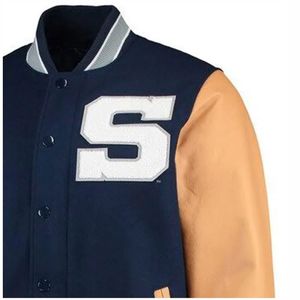 Veste de baseball universitaire pour hommes veste universitaire haute qualité polaire Baseball Letterman Varsity Bomber Jacket Design personnalisé - Product Image 5