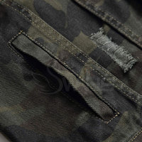 Veste en jean slim fit en toile 100 % coton respirante pour homme, style streetwear, avec logo personnalisé, fabriquée en usine