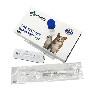 Kit de Pruebas Rápidas de Diagnóstico de Antígeno de Rabia Canina y Felina, Tiras Reactivas, Equipo Veterinario para Mascotas - Product Image 2