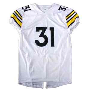 Vêtements de football américain vierges personnalisés les plus vendus, t-shirt de sport en maille respirante, maillot de football américain de rugby à vendre - Product Image 1