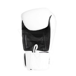 Guantes de Boxeo Epic Impex de Piel Sintética Blanca, Completos, Unisex, 12oz, Ajustables, para Entrenamiento de Muay Thai y MMA - Product Image 2