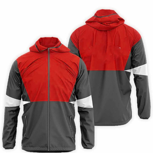 Veste de randonnée respirante pour hommes, imperméable, légère, coupe-vent avec capuche, logo personnalisé, service OEM, coupe-vent, vestes pour hommes - Product Image 6