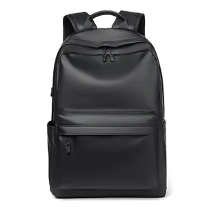 High Quality Casual PU Leather Travel Sport Backpack Waterproof Laptop Backpack For Men