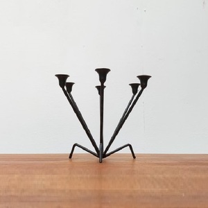 Decorative Iron Wire <b>Taper</b> <b>Candle</b> <b>Holder</b> 6 Arms Unique Shape Metal Handmade <b>Candle</b> <b>Holder</b> for Royal Wedding Decoration for Sale - Product Image 2