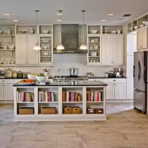 Meilleur prix Armoires américaines RTA Armoires de cuisine en bois massif prêtes à être assemblées Armoires de cuisine américaines avec tiroirs - Product Image 5