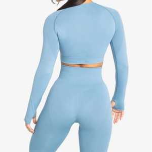 Conjunto de Yoga Ligero de Cintura Alta 2024, Ropa Deportiva Elástica y Suave con Efecto Push-Up, Estampado para Adultos - Product Image 4