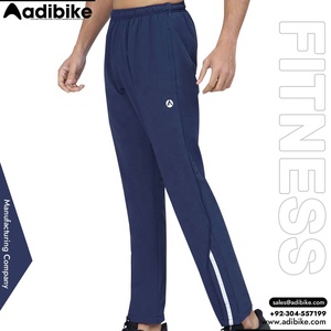 Pantalones Deportivos para Hombre, de Gimnasio y Fitness, en Spandex/Poliéster, con Diseño de Logotipo Personalizado, Teñido Liso, Frente Plano, Cintura Media, Sublimación, Más Vendidos - Product Image 3