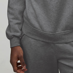 OEM Service <b>Men</b> Regular Basic <b>Quarter</b> <b>Zip</b> Funnel Neck Sweatshirt Solid Color Design For Wholesale Buyers Cheap Rate Casual Wear - Product Image 2