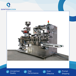 Technologie avancée Qualité de construction supérieure Scellage de capsules Fournisseur de machine d'emballage sous blister électrique à double voie en aluminium - Product Image 2