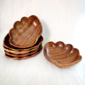 Bol en bois d'acacia à bas prix pour un usage quotidien bols de service en bois durables et autres couverts naturels - Product Image 1