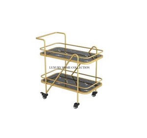 Vente chaude chariot de service en métal de style moderne avec roues parfait pour les fêtes à la maison cafés et restaurants au meilleur prix - Product Image 6