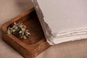 10 pièces de papier coton extra fin fait main - Product Image 3