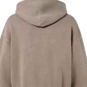 เสื้อฮู้ดผ้าฝ้าย100% สำหรับผู้ชาย, เสื้อผ้าแนวสตรีทพร้อมขนแกะขั้วโลกซิปสองชั้นสำหรับฤดูหนาว - Product Image 1