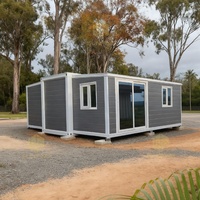 Nouvelles Maisons Conteneurs Économiques de 20 Pieds en Gros, Maisons Modulaires Préfabriquées à 2 Chambres et Toilettes pour Bureau de Chantier