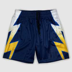 Uniformes de Baloncesto Retro Personalizados, Estilo Urbano, Patrón Sólido Bordado, Uniformes de Equipo de Longitud Media para Hombre y Mujer, 100% Poliéster de Secado Rápido - Product Image 2