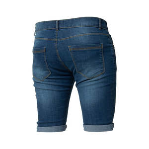 Summer Wholesale Bulk <b>Men's</b> <b>Jeans</b> <b>Shorts</b> Denim Fabric Oversized Fit Vintage <b>Men</b> <b>Jeans</b> <b>Shorts</b> Reasonable Price Custom Logo - Product Image 3
