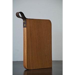 Tabla de cortar de madera minimalista de Haya/Arce con agarre de latón dorado pulido Accesorio de utensilios de cocina Premium Tabla de cortar de madera - Product Image 4