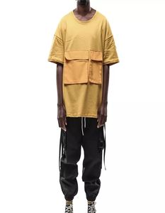 Camiseta en blanco con bolsillo de tendencia al por mayor, camiseta personalizada, Camiseta de algodón pesado, camiseta lisa con diseño - Product Image 1