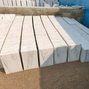 Azulejos de losa de mármol blanco moderno pulido 24 "x 24" suelo de hotel cocina baño Piedra Natural 12 "x 12" opción disponible - Product Image 1