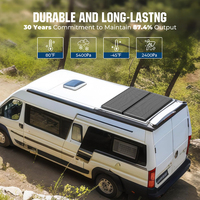 Panneau solaire rigide demi-cellule 200W pour kit solaire domestique avec support OEM ODM, module haute efficacité