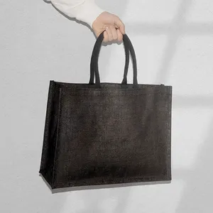 Borsa Tote in Juta Personalizzata Borca, Prodotto Promozionale per Merchandising - Product Image 2