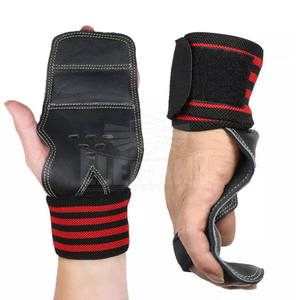 Almohadilla de agarre para entrenamiento físico de levantamiento de pesas 2024, equipo de gimnasio, empuñaduras de cuero de ELEGANT SPORTS - Product Image 1